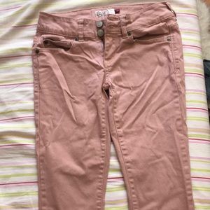 light pink jeans